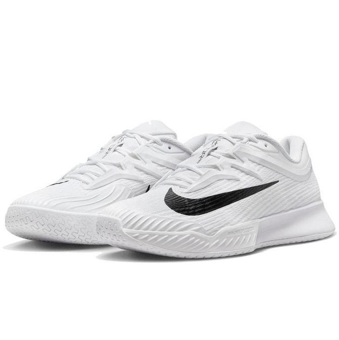 Nike Zoom Vapor Pro 3 Mens Tennis Shoe - White/Black - 4