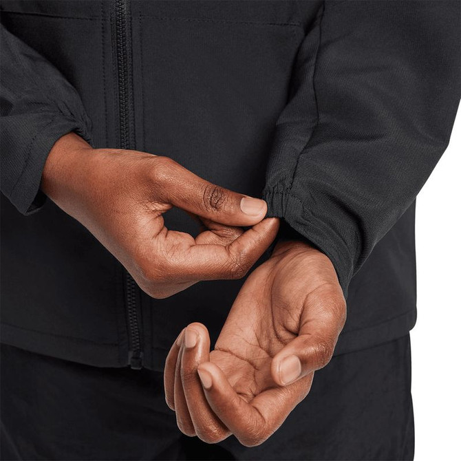 Nike Boys Woven Jacket - Black/Reflective Silver - 4
