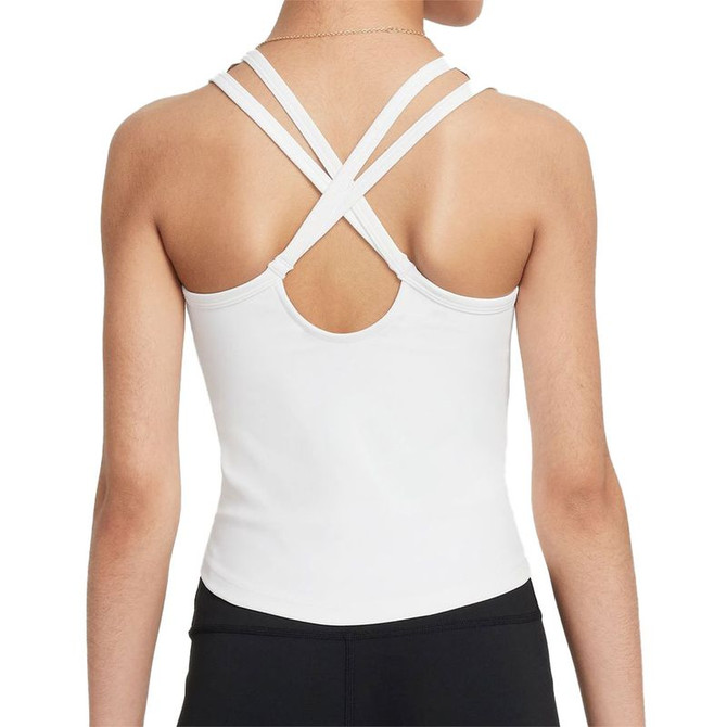 Nike One Girls Tank Top - White/Black - 3