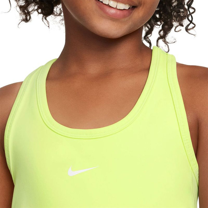 Nike One Girls Tank Top - Light Lemon Twist/White - 2
