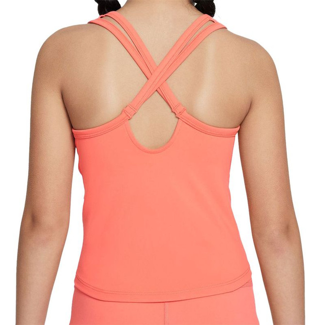 Nike One Girls Tank Top - Magic Ember/White - 3