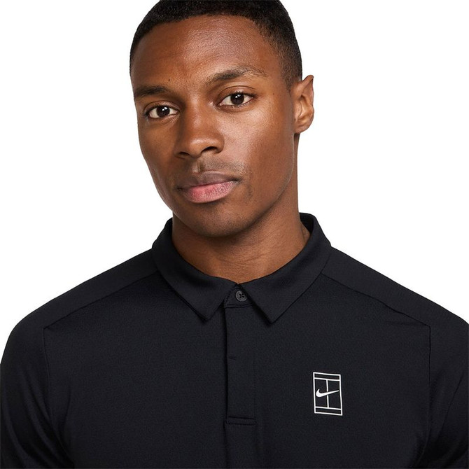 Nike Court Advantage Polo - Black/White - 2