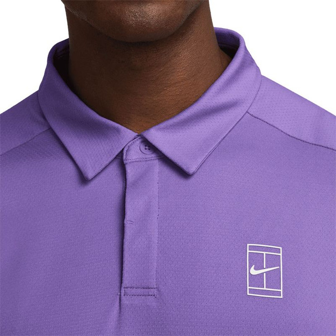 Nike Court Advantage Polo - Action Grape/White - 3