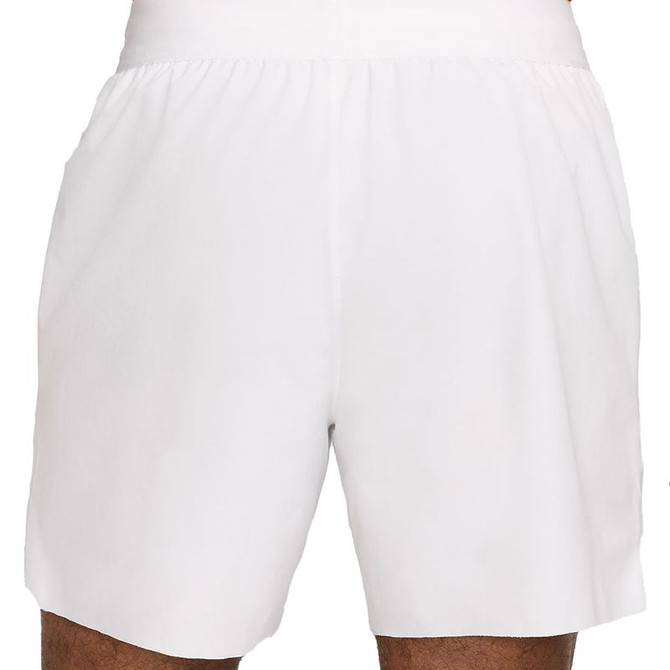 Nike Court 6 inch Advantage Short - White/Black - 2