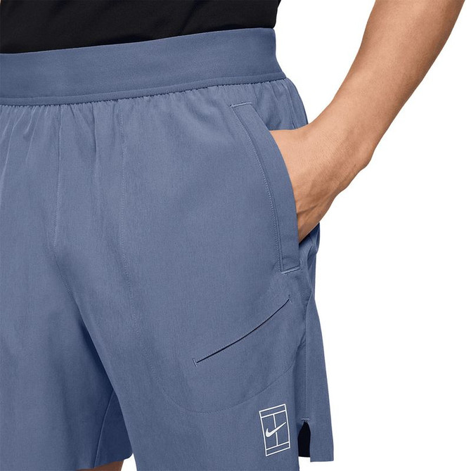 Nike Court 6 inch Advantage Short - World Indigo/White - 4