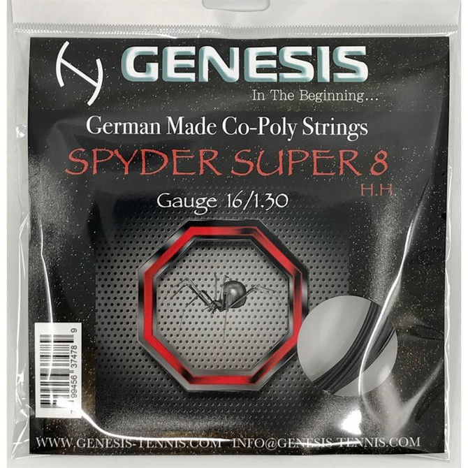 Genesis Spyder Super 8 16G Anthracite Tennis String