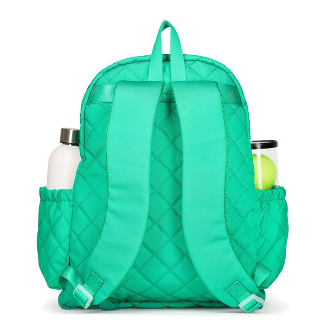 Ame and Lulu Game On Tennis Backpack - Quilted Jade - 3