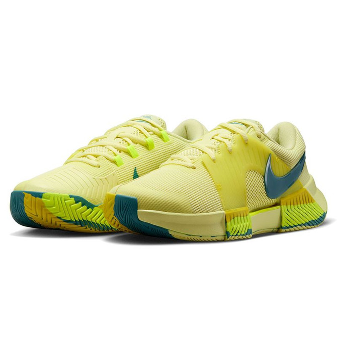 Nike Zoom GP Challenge 1 Premium Womens Tennis Shoe - Luminous Green/Mineral Teal/High Voltage - 9