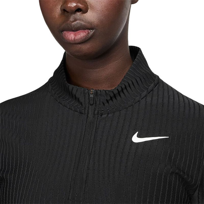 Nike Advantage Tour Half Zip - Black/White - 4