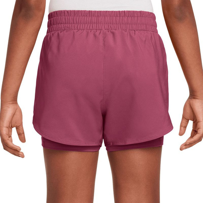 Nike One Girls Short - Sweet Beet/White - 3