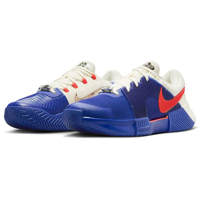 Nike Zoom GP Challenge 1 Premium Mens Tennis Shoe - Deep Night/Lt Crimson/Pale Ivory - 4