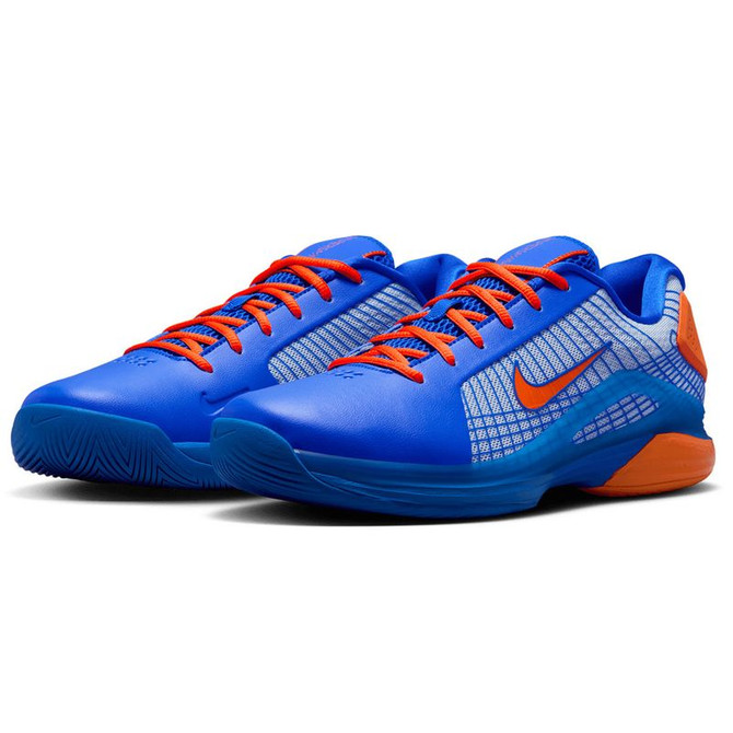 Nike Zoom Vapor 12 Hypersmash Mens Tennis Shoe - Racer Blue/Safety Orange/Pure Platinum - 4