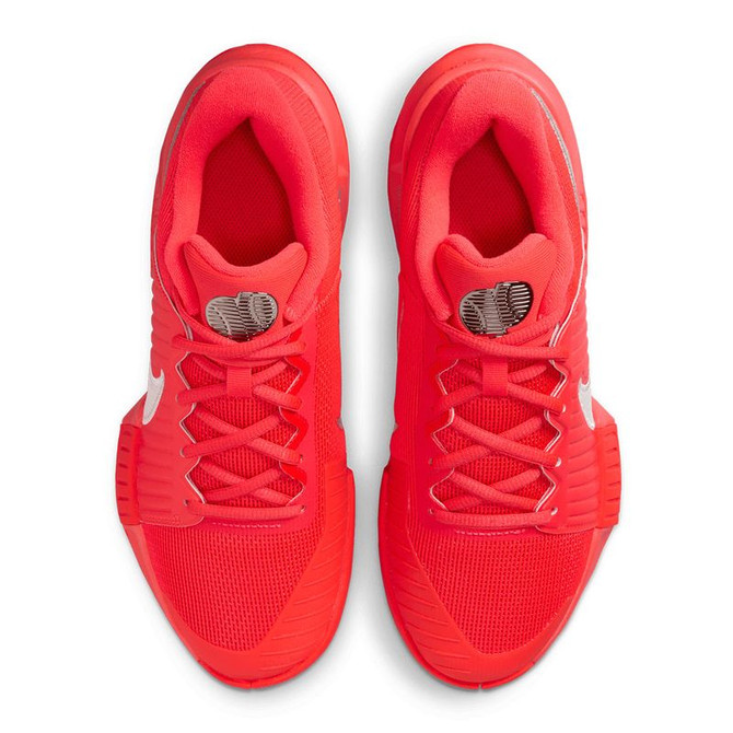 Nike Zoom GP Challenge Pro Premium Womens Tennis Shoe - Bright Crimson/Metallic Silver - 5