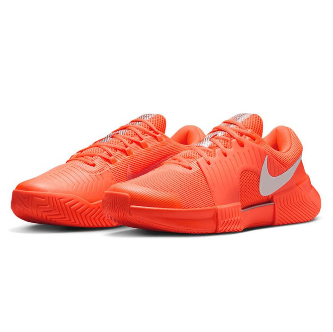 Nike Zoom GP Challenge 1 Premium Mens Tennis Shoe - Hyper Crimson/Metallic Silver - 4