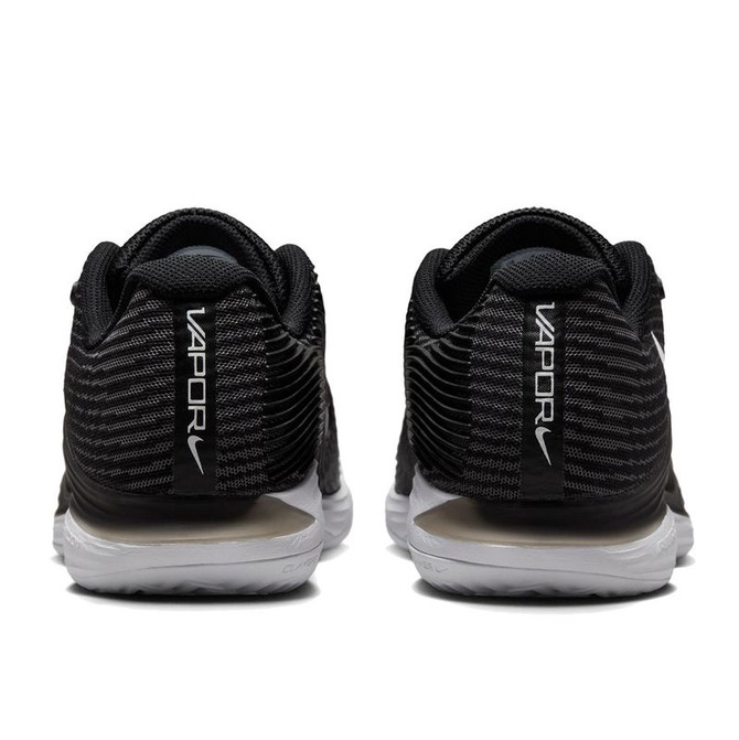 Nike Zoom Vapor 12 Womens Clay Tennis Shoe - Black/White/Dark Smoke Grey - 5