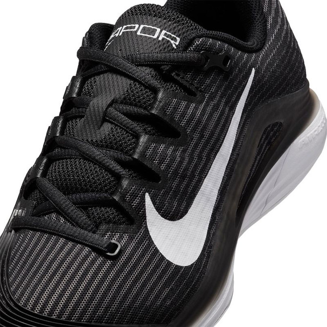 Nike Zoom Vapor 12 Womens Clay Tennis Shoe - Black/White/Dark Smoke Grey - 7