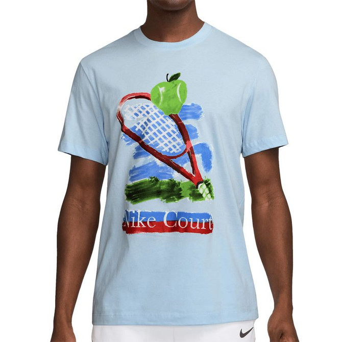 Nike Court New York Tee Shirt - Celestine Blue