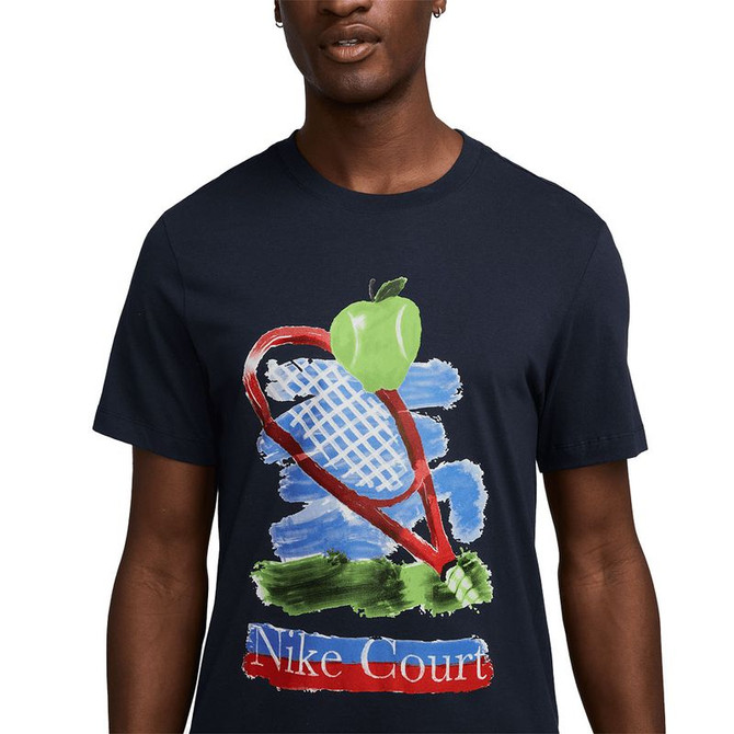 Nike Court New York Tee Shirt - Obsidian - 3