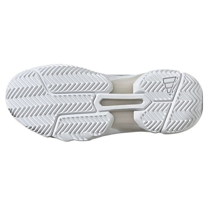 adidas CourtJam Control 3 Womens Tennis Shoe - White/Silver/Grey - 2