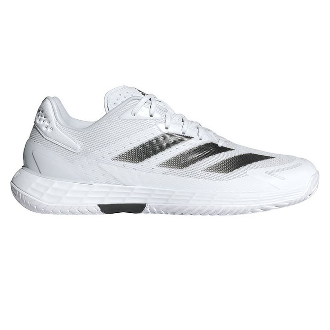 adidas Defiant Speed 2 Mens Tennis Shoe - White/Core Black/Grey One