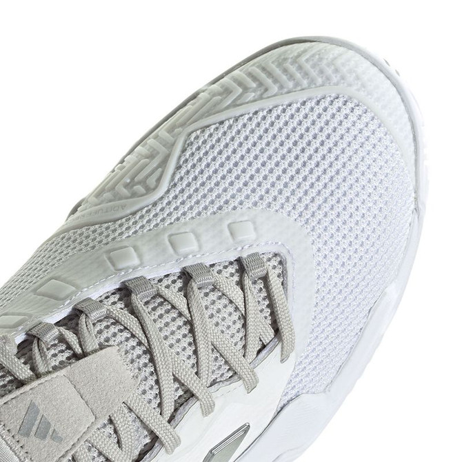 adidas Barricade 13 Womens Tennis Shoe - White/Black/Grey - 7
