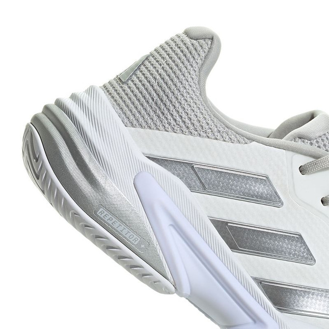 adidas Barricade 13 Womens Tennis Shoe - White/Black/Grey - 8