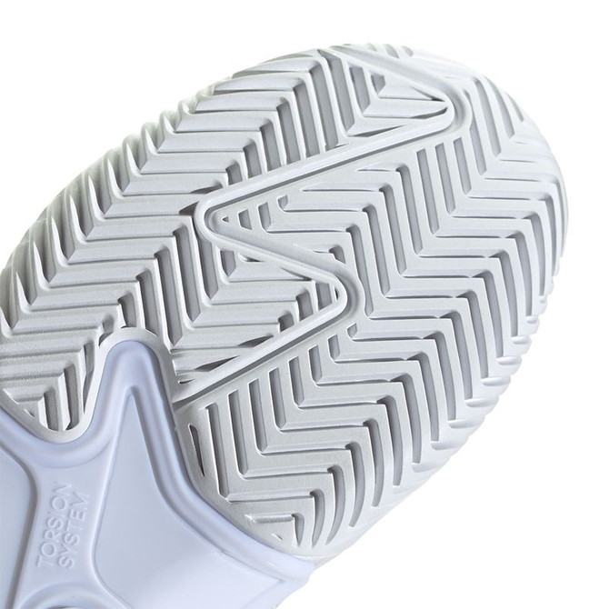 adidas Barricade 13 Womens Tennis Shoe - White/Black/Grey - 9