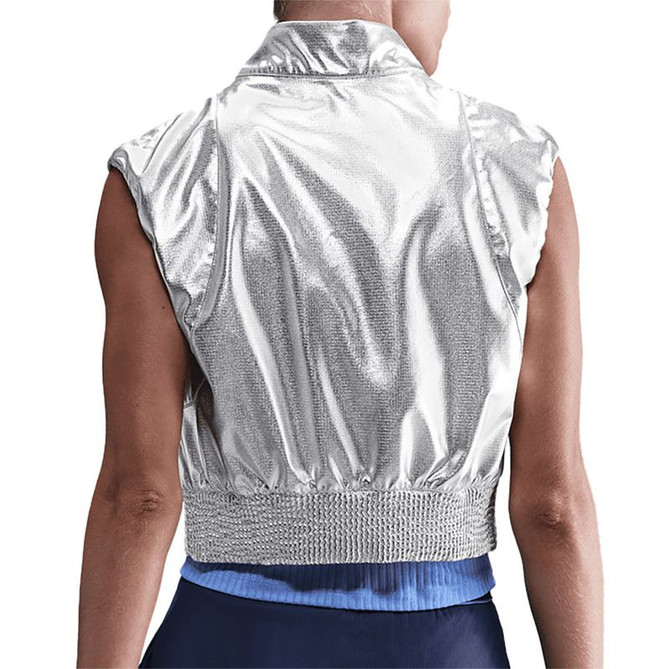 Nike Court Slam Vest - Metallic Silver/Black - 2