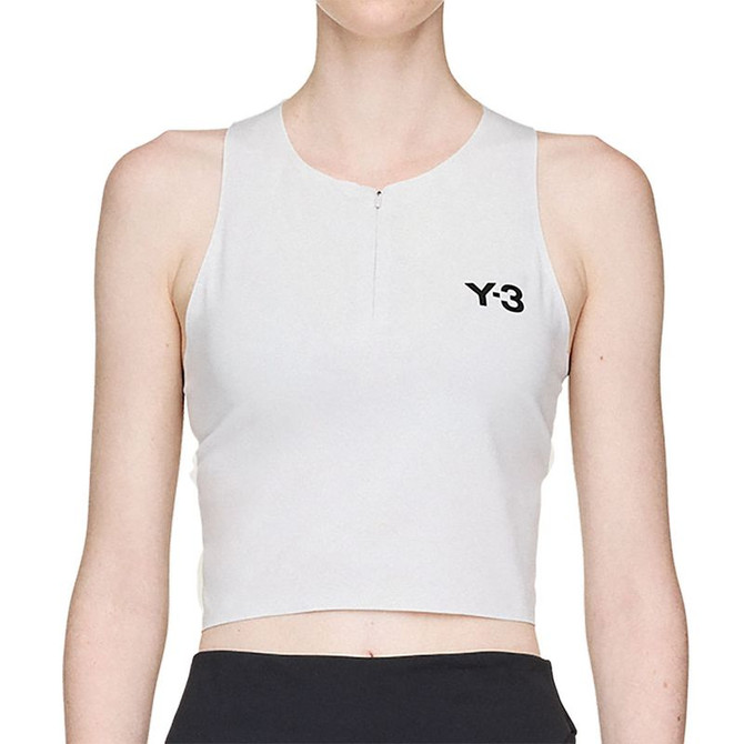 adidas Y-3 Crop Tank Top - Orbit Grey
