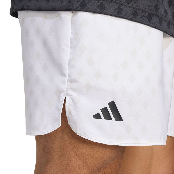 adidas Club Graphic Short - White/Dash Grey - 4