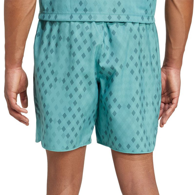 adidas Club Graphic Short - Powder Teal/Preloved Teal - 2