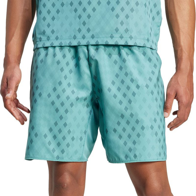 adidas Club Graphic Short - Powder Teal/Preloved Teal