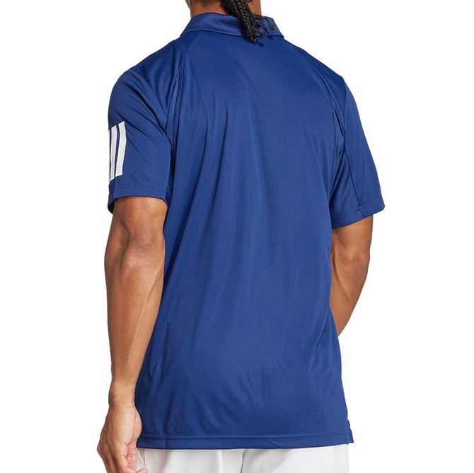 adidas Club 3 Stripe Polo - Dark Blue - 2