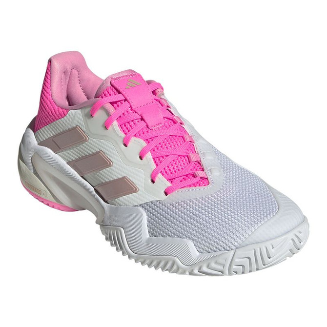 adidas Barricade 13 Womens Tennis Shoe - White/Ash Peacoat/Lucid Pink - 8