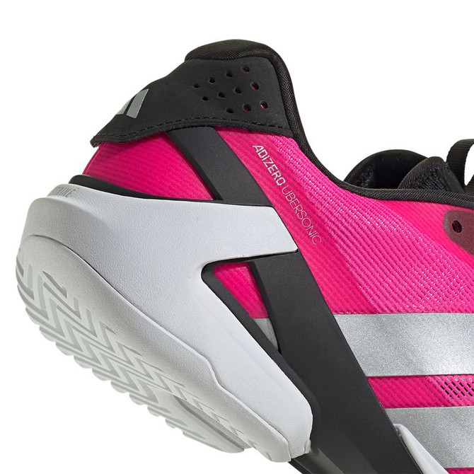 adidas Adizero Ubersonic 5 Mens Tennis Shoe - Lucid Pink/Silver Metallic/Black - 7