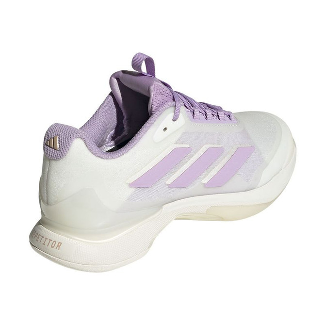adidas Avacourt 2 Womens Tennis Shoe - White/Powder Plum/Aurora Plum - 5