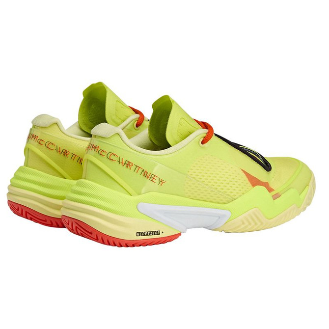 adidas Stella McCartney Barricade Womens Tennis Shoe - Bahia Glow/Ice Yellow/Collegiate Orange - 7
