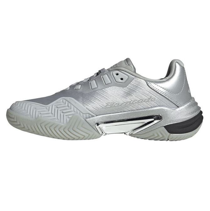 adidas Barricade 13 LTD Womens Tennis Shoe - Silver Metallic/Grey/Black - 3