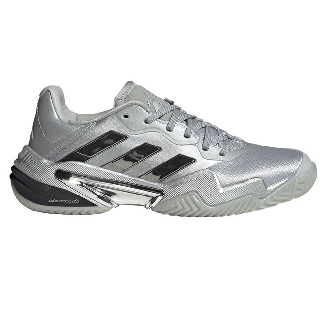 adidas Barricade 13 LTD Womens Tennis Shoe - Silver Metallic/Grey/Black