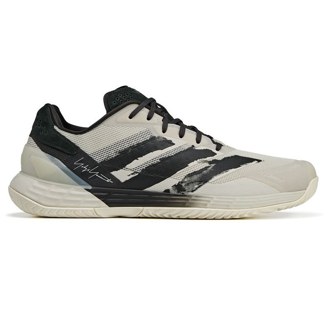 adidas Defiant Speed 2 Y-3 Mens Tennis Shoe - Grey/Grey/Black