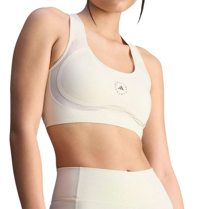 adidas by Stella McCartney Power Impact Bra - Almond Milk