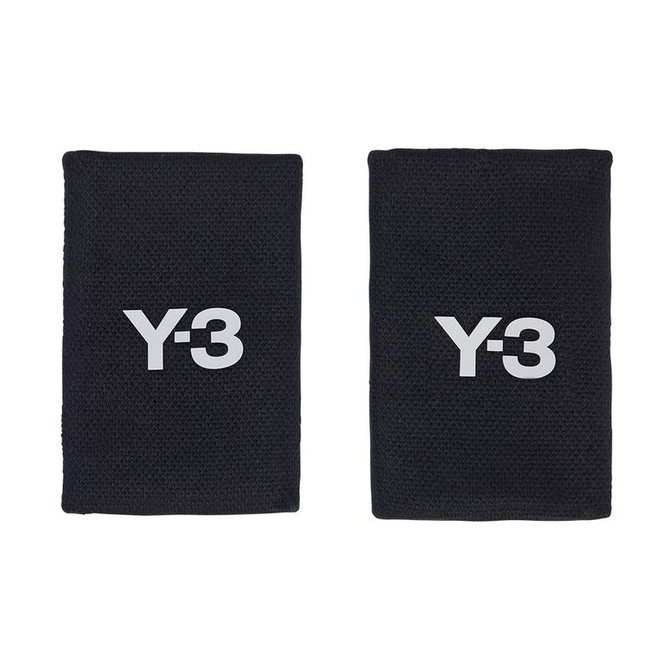 adidas Y-3 Tennis Doublewide Wristband - Black/Orbit Grey