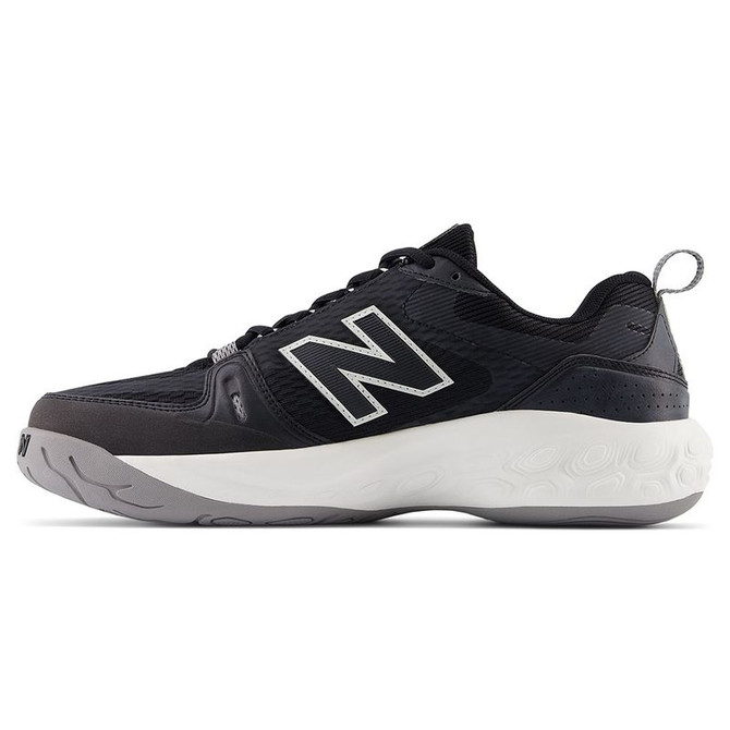 New Balance Fresh Foam X 1007 (2E) Mens Tennis Shoe - Black/Grey - 3