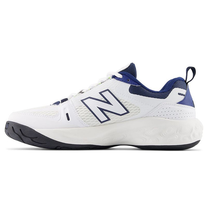 New Balance Fresh Foam X 1007 (2E) Mens Tennis Shoe - White/Navy - 3