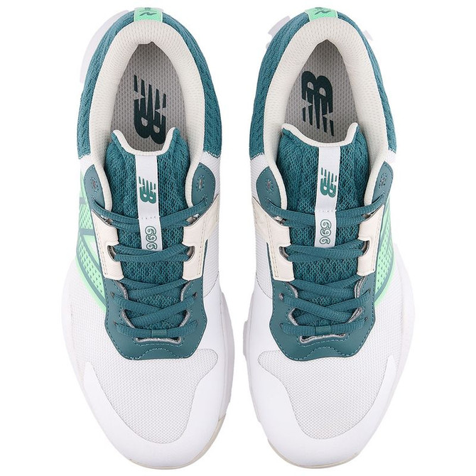 New Balance 696v6 (2E) Mens Tennis Shoe - White/Green - 5
