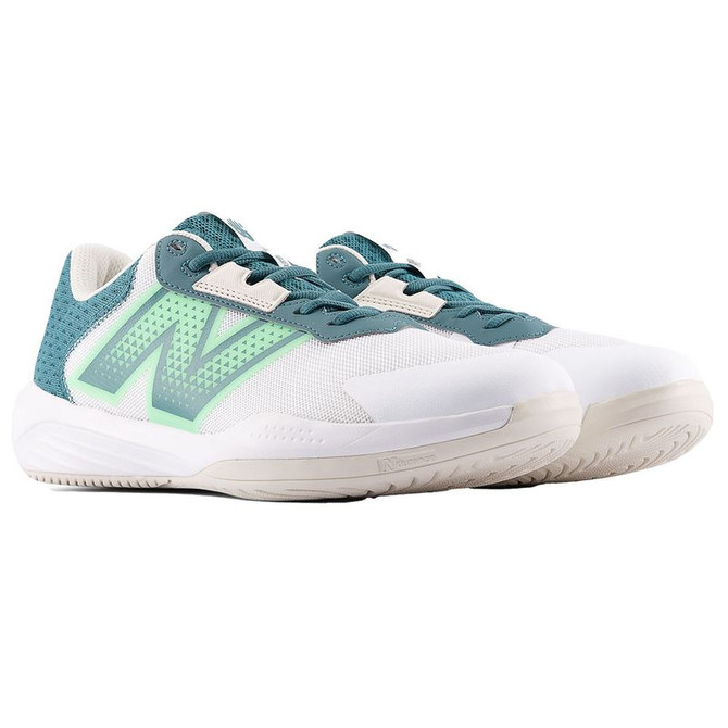 New Balance 696v6 (2E) Mens Tennis Shoe - White/Green - 6