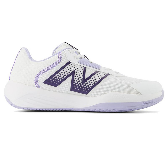 New Balance 696v6 (D) Mens Tennis Shoe - White/Grey/Dusk Shower