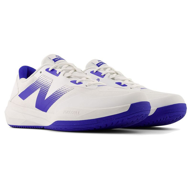 New Balance 796v4 (2E) Mens Pickleball Shoe - White/Blue Gemstone - 4