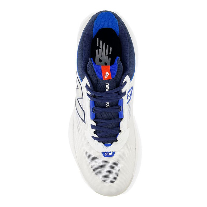 New Balance 996v6 (2E) Mens Pickleball Shoe - White/Team Navy - 5