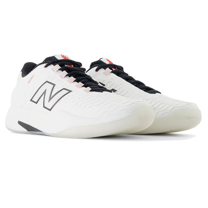 New Balance CT-Rally v2 (2E) Mens Tennis Shoe - White/Gum - 4